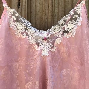 Pink delicate tank top